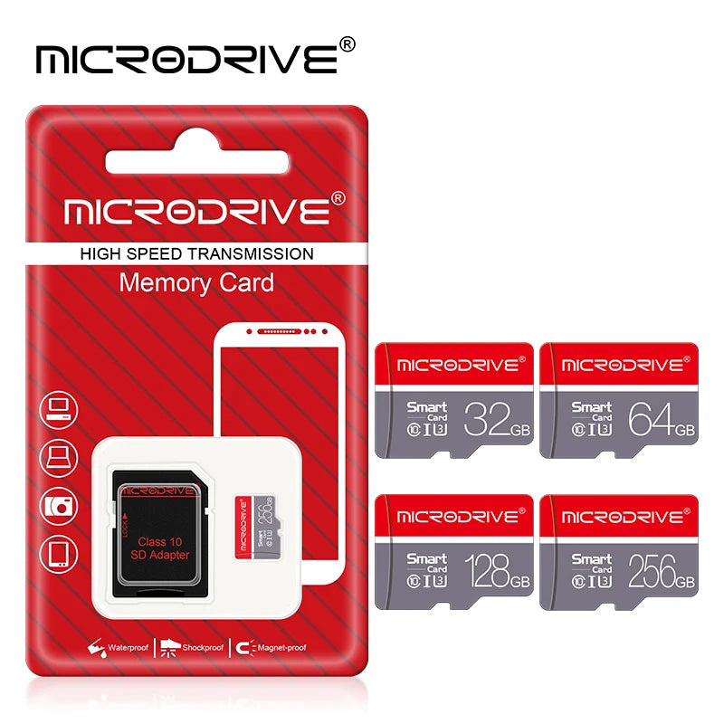 Carte mémoire MicroDrive pour CatCam — 32 / 64 / 128 Go